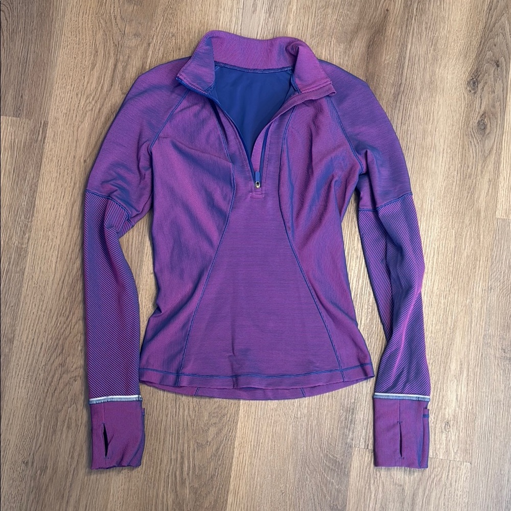 lululemon Purple 1/2 zip Jacket - Like New